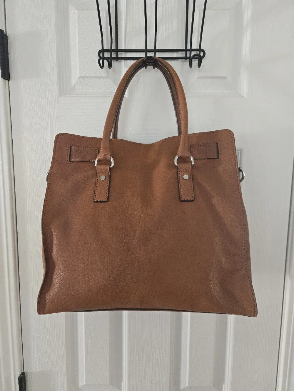 EUC MICHAEL Michael Kors Hamilton Large Soft Leather Satchel/Tote